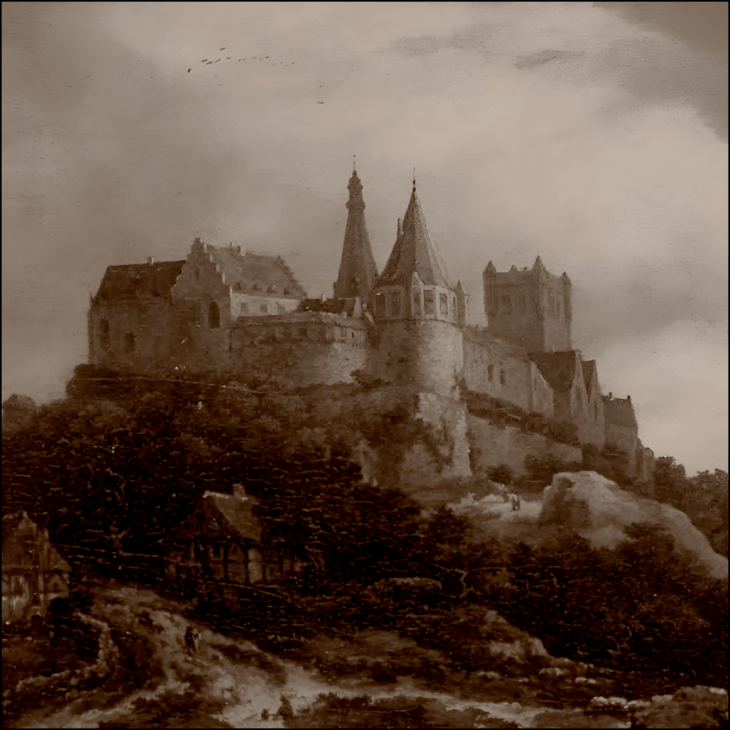 Bentheim Castle by Jacob Van Ruisdael.