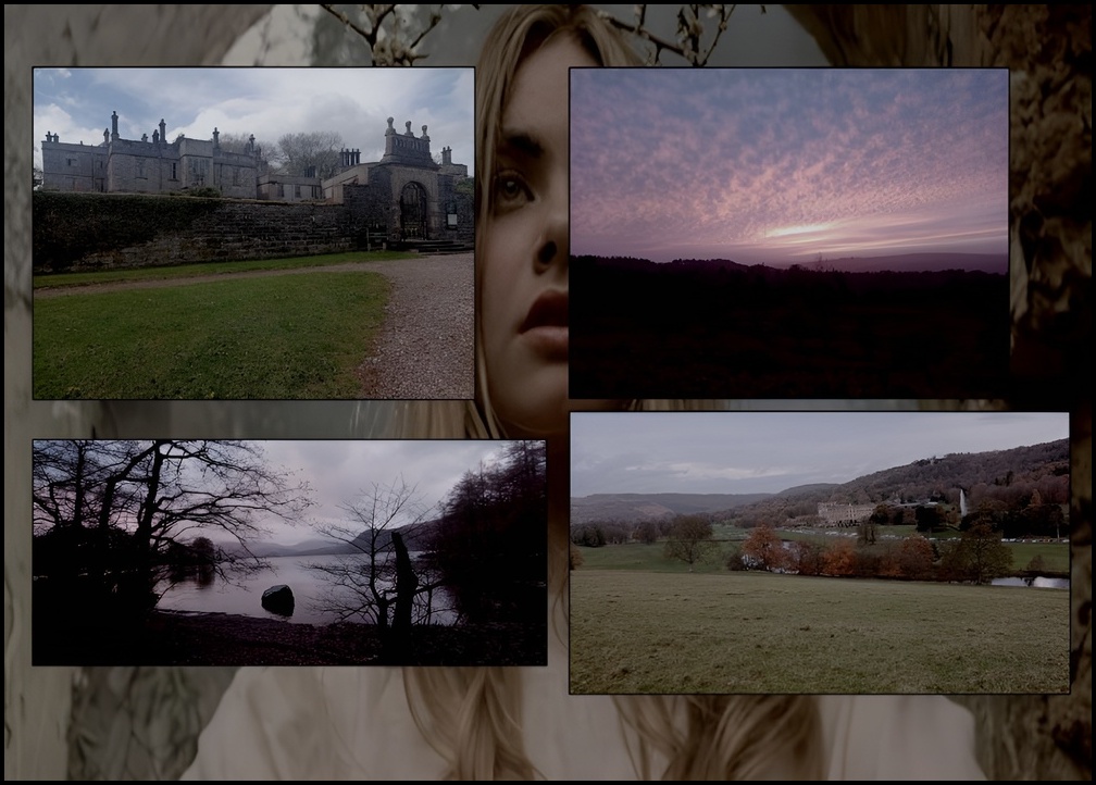 Pictures taken of areas explored of historical interest within England. Lower left image was pictured within the English Lake District, Cumbria. The rest of the images were pictured in Derbyshire.