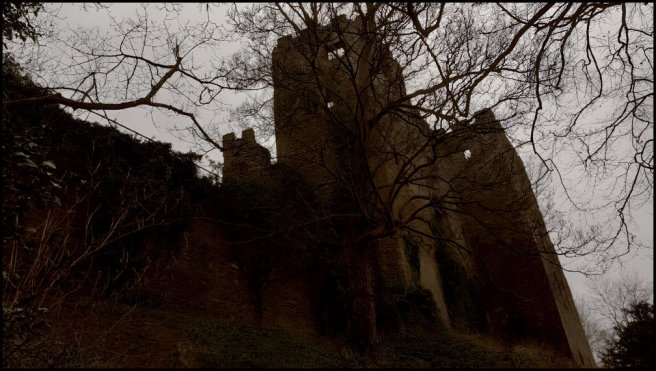 Part of Ludlow Castle, Shropshire.