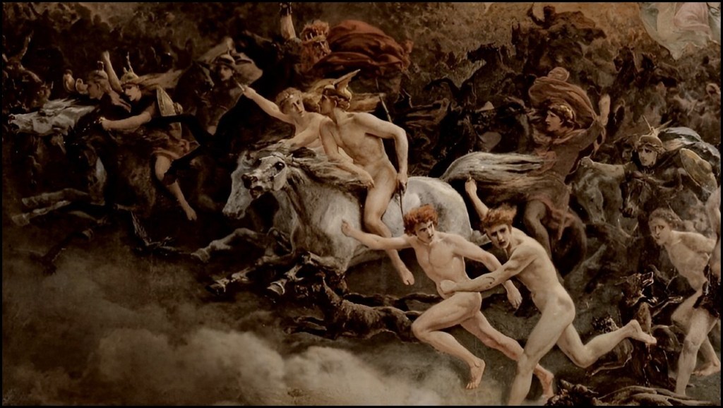 'Åsgårdsreien'' (''The Wild Hunt of Odin'') by Peter Nicolai Arbo.